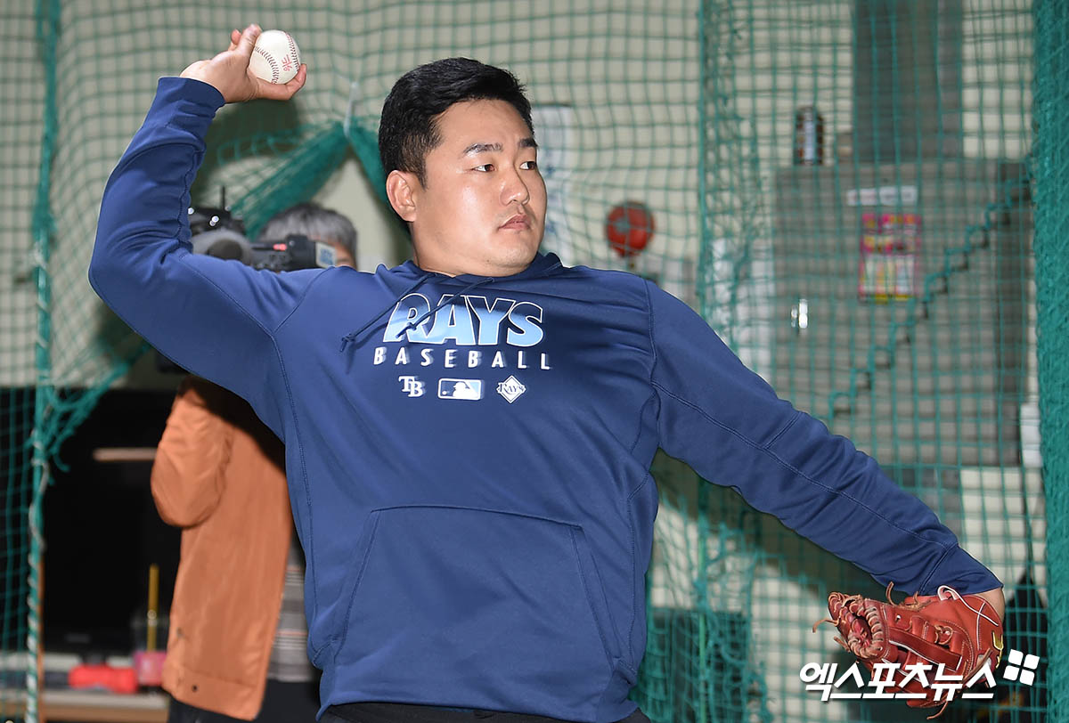 지난 8월 의병 소집해제 이후 재활 중인 것으로 알려진 최지만. 사진 엑스포츠뉴스 DB