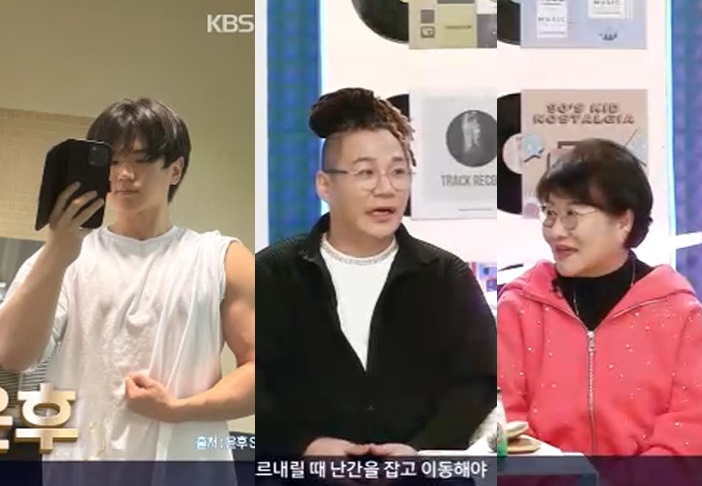 '불후의 명곡'에 출연한 윤민수 모자.