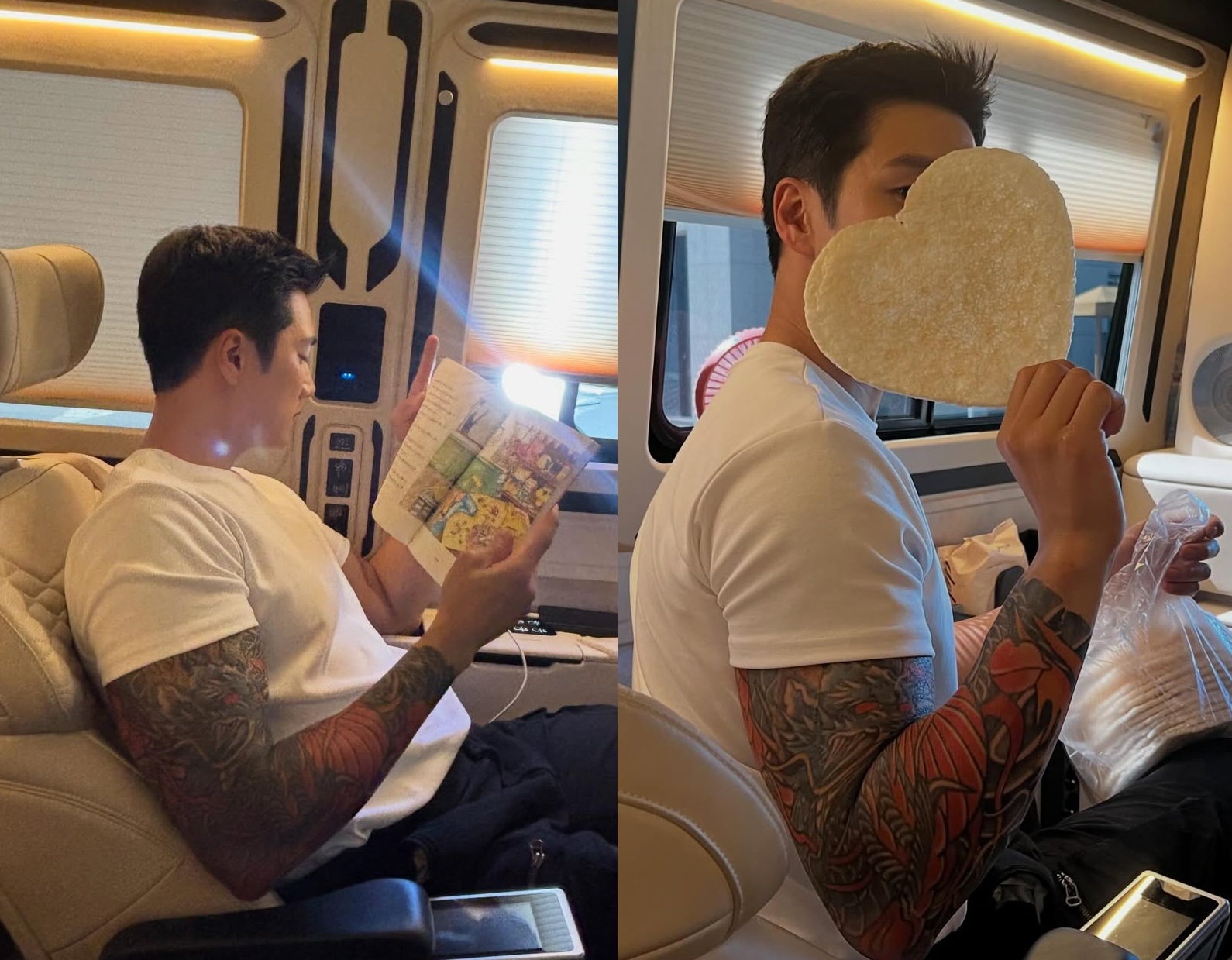 배우 안보현이 공개한 근황.