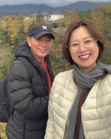 '암투병' 박미선, 직접 공개한 '활동중단' 전 모습…♥이봉원 옆 활짝 "무탈하시죠?"