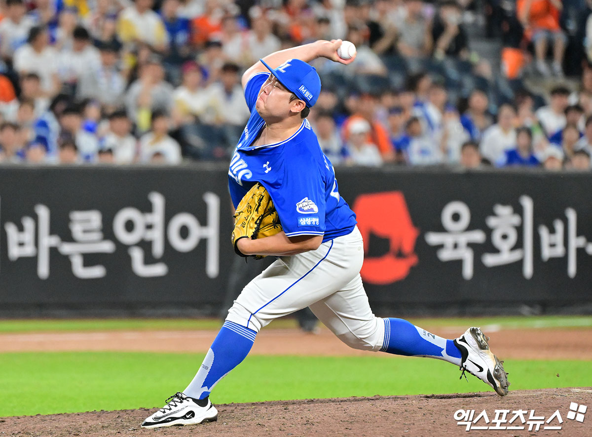 삼성 라이온즈가 18일 내부 FA 투수 이승현과 2년 최대 총액 6억원에 잔류 계약을 공식 발표했다. 이승현은 지난 2016년 삼성 이적 뒤 9시즌을 소화하면서 팀 주축 불펜 투수로 자리 잡았다. 엑스포츠뉴스 DB