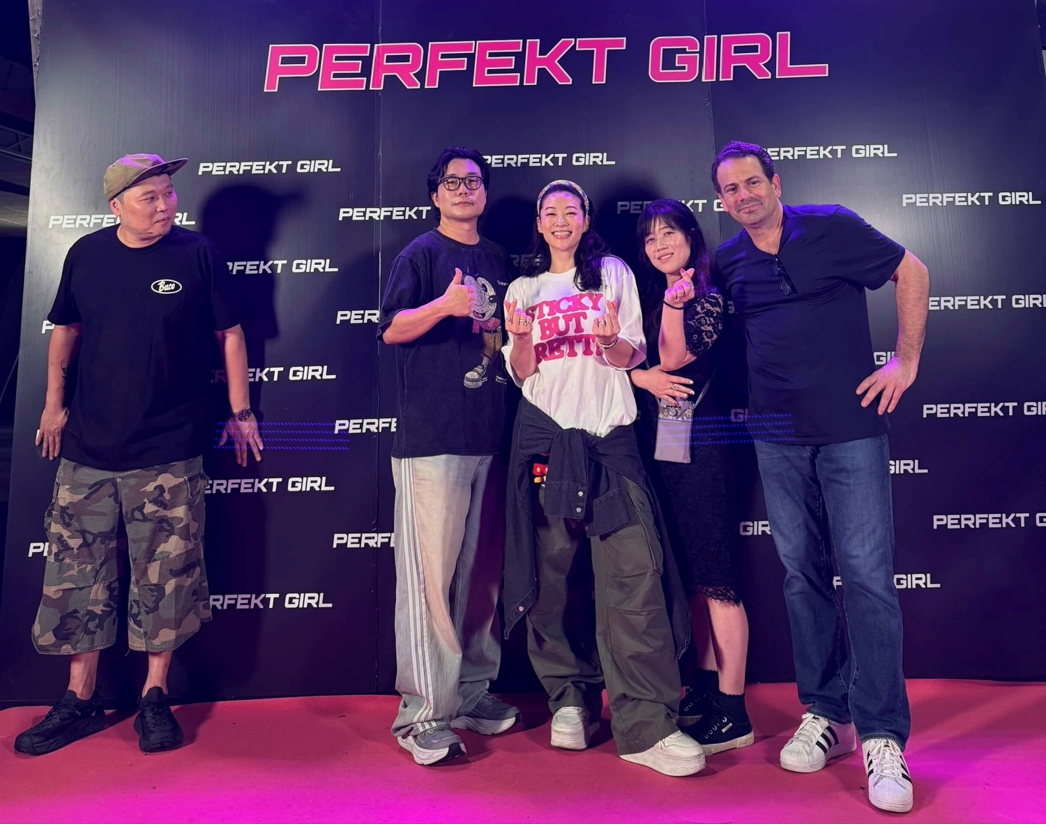 Director Hong Won-ki, Producer Kim Jun-hong, actors Arden Cho, Producer Jenny Chu, Executive Producer Skit Strauss