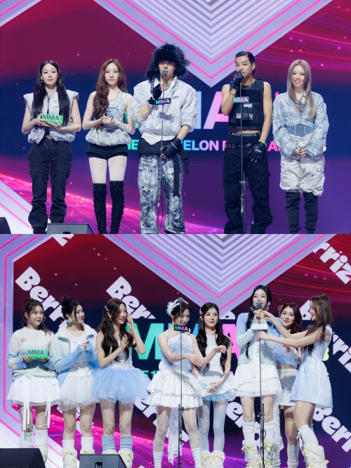 (위) 올데이 프로젝트 / (아래) 하츠투하츠.