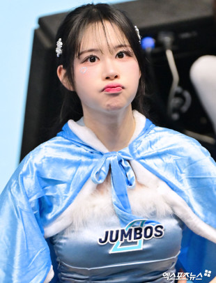 남화륜 치어리더 ‘입 삐죽’[엑's HD포토]