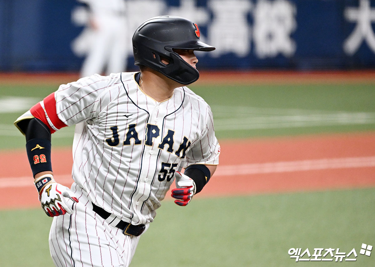 지난 2023년 3월 2023 월드베이스볼클래식(WBC) 일본 대표팀에 승선한 무라카미 무네타카. 엑스포츠뉴스 DB