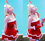 연말인데 노출 수위 실화?…박성은 치어리더, 선 넘은 산타걸 등장