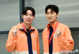 김원호-서승재 '파이팅'[포토]