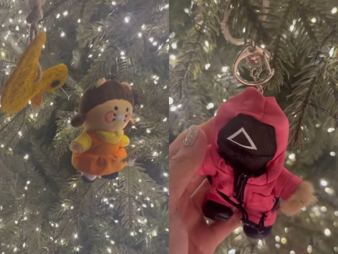 이민정 인스타그램, 크리스마스 트리