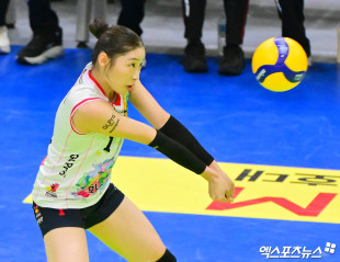 인쿠시 ‘서브 리시브’[포토]