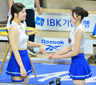 김가현-양효주 치어리더 ‘꽁냥꽁냥’[엑's HD포토]