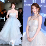 '털털한 예능캐' 빌리 츠키, 튜브톱 드레스로 증명한 반전 글래머