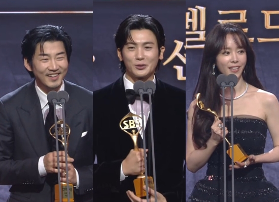 '2025 SBS 연기대상' 윤계상, 박형식, 한지민