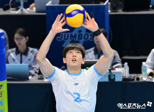 한선수의 토스[포토]