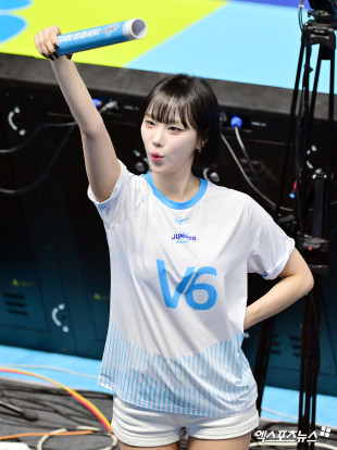 백지혜 치어리더 ‘새로운 단발좌’[엑's HD포토]