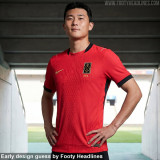 붉은색+황금색+검은색…'원정 첫 8강' 대역사 노리는 홍명보호 홈 유니폼 공개됐다