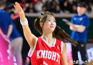 아야카 치어리더 ‘미모가 반짝반짝’[엑's HD포토]