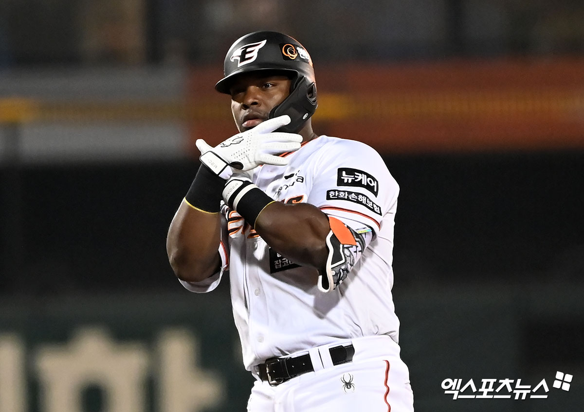 베네수엘라 국적인 한화 이글스 외국인 타자 요나단 페라자. 사진 엑스포츠뉴스 DB