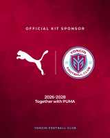 용인FC, 글로벌 스포츠 브랜드 PUMA와 2026~2028 공식 용품 계약