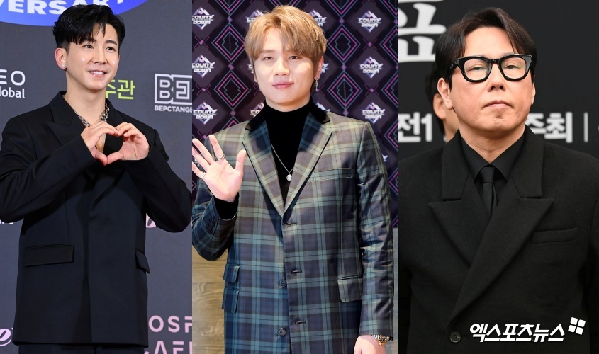 (왼쪽부터) 브라이언, 케이윌, 윤종신.