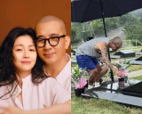 "정성스럽게 묘비 닦아"…구준엽, 새해에도 故 서희원 묘 지켰다 '근황 포착' [엑's 이슈]