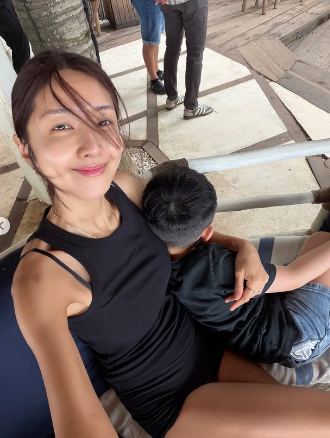 배우 김빈우가 공개한 해외 근황.