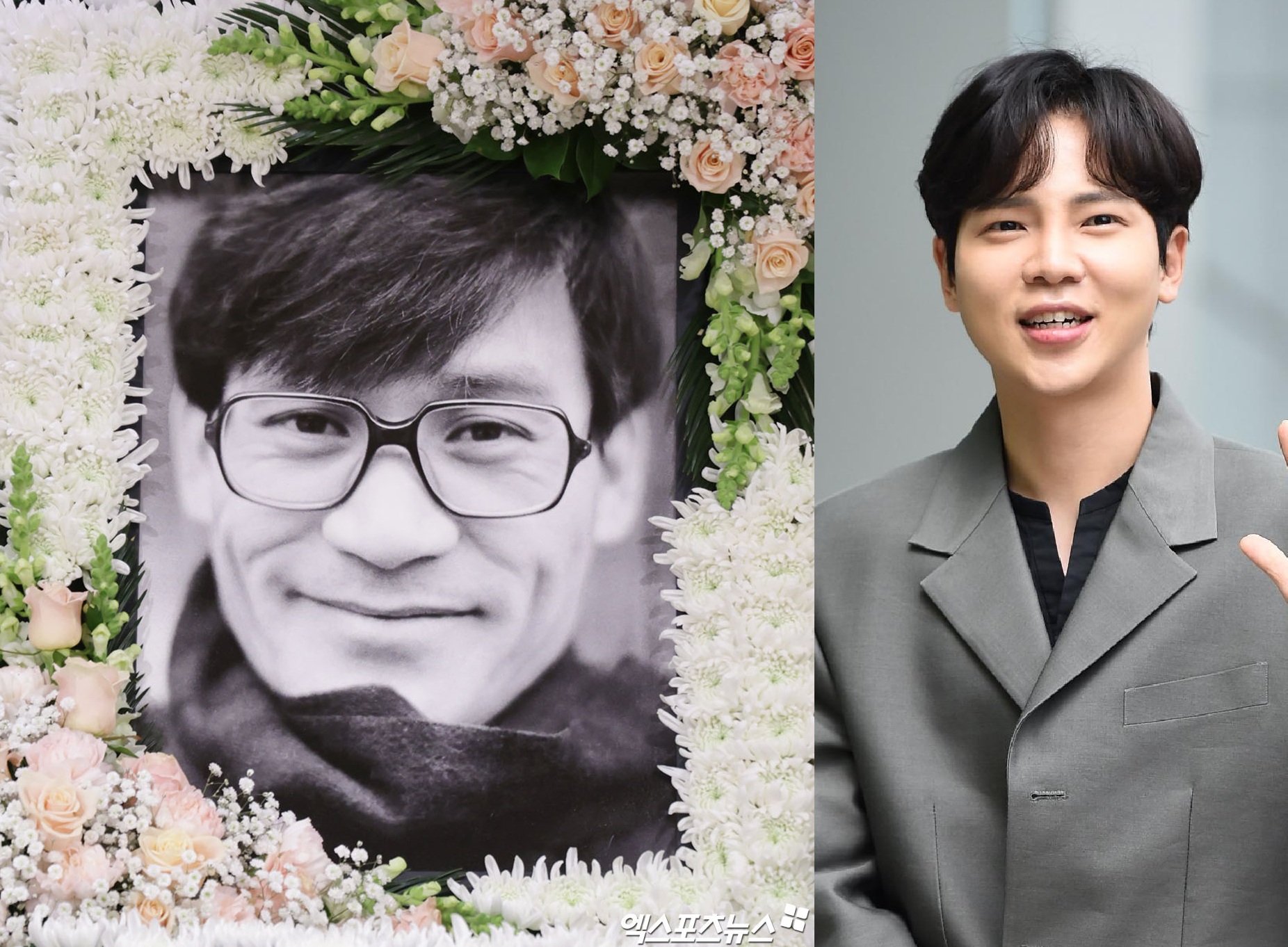 배우 故 안성기, 배우 고건한.