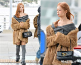 아이브 레이 '날씨는 무시하는 파격 공항패션으로 시선 집중'