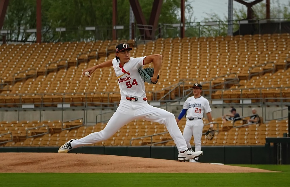 미국 메이저리그 세인트루이스 카디널스 소속인 대만 출신 유망주 투수 린천웨이가 구단의 차출 거부 속에 2026 월드베이스볼클래식(WBC)에 출전할 수 없게 됐다. 사진 린천웨이 SNS