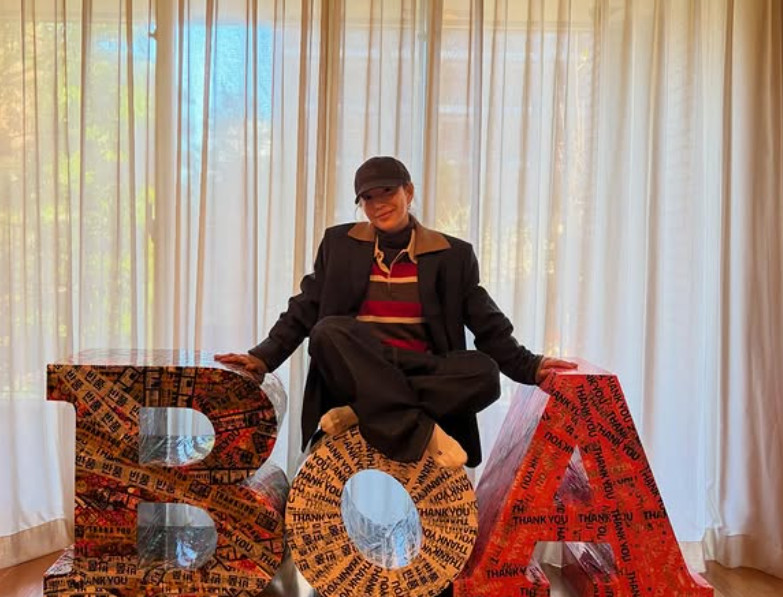 12일 SM과 계약 종료 후 인사 전한 보아.