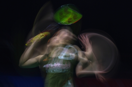 배드민턴 여자 단식 세계랭킹 1위 안세영이 17일(한국시간) 인도 뉴델리 인디라 간디 스포츠 콤플렉스에서 열린 2026 세계배드민턴연맹(BWF) 월드투어 인도 오픈(슈퍼 750) 여자단식 준결승에서 세계랭킹 8위 태국의 라차녹 인타논을 게임 스코어 2-0으로 꺾고 결승 진출에 성공했다. 사진 연합뉴스