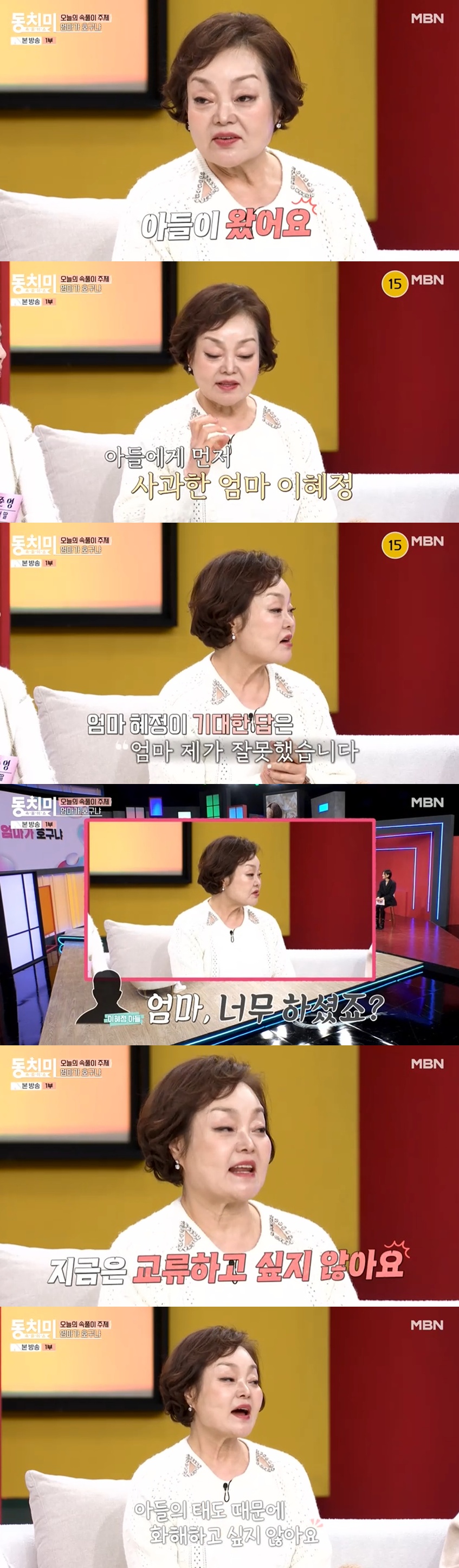 MBN '속풀이쇼 동치미' 캡처