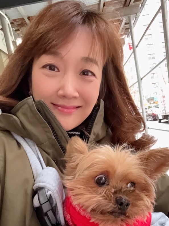 서민정과 반려견