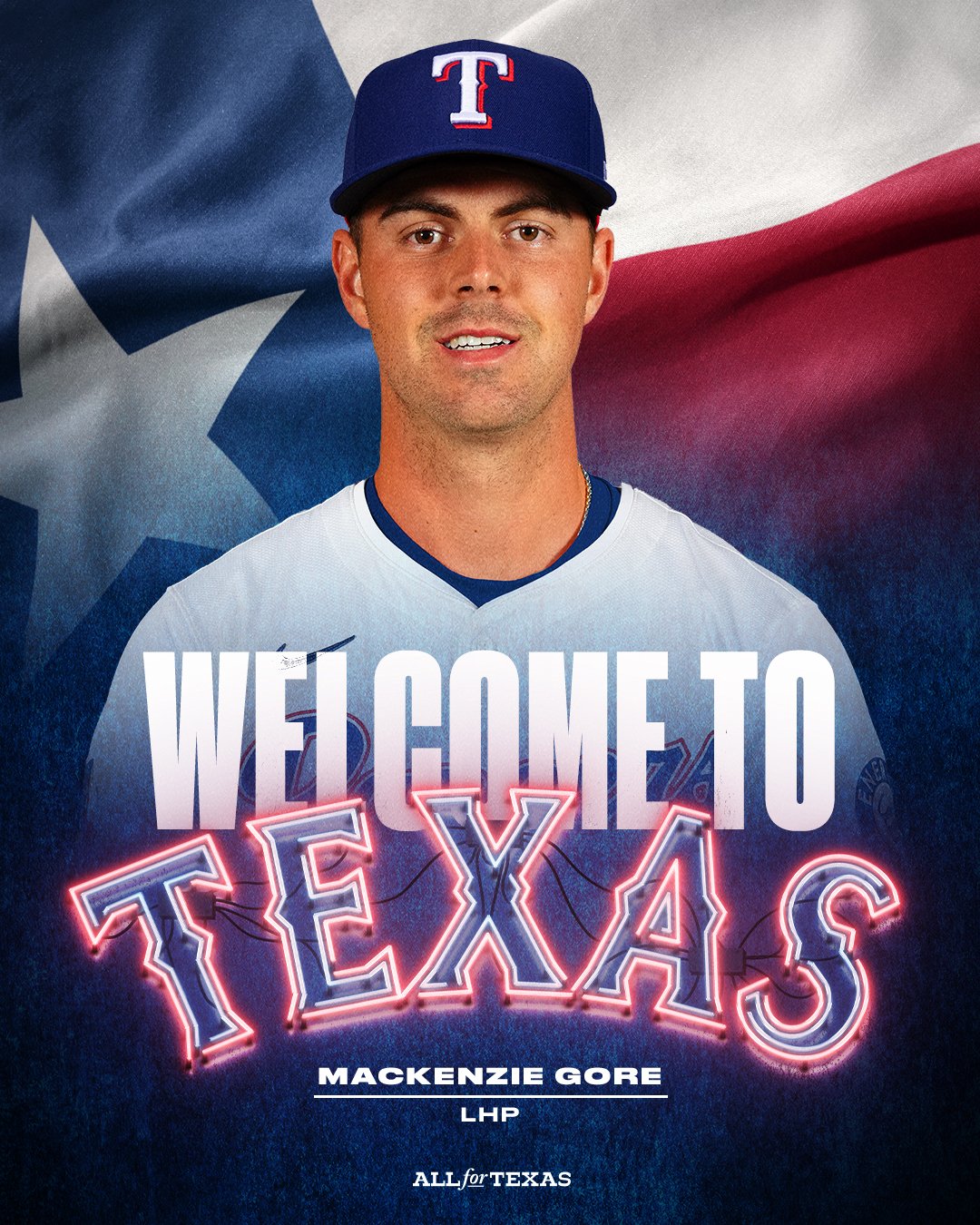 유격수 개빈 파인, 우완투수 알레한드로 로사리오, 유격수 데빈 피츠제럴드, 외야수 예레미 카브레라, 1루수·외야수 아비멜렉 오티즈 등 유망주 5명을 워싱턴에 내줬다. 텍사스 구단 공식 SNS