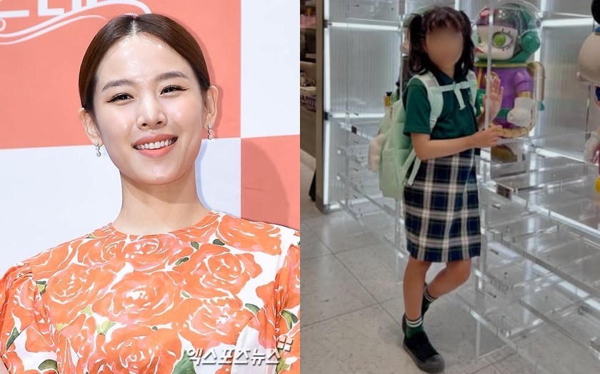 조윤희와 딸 로아 양