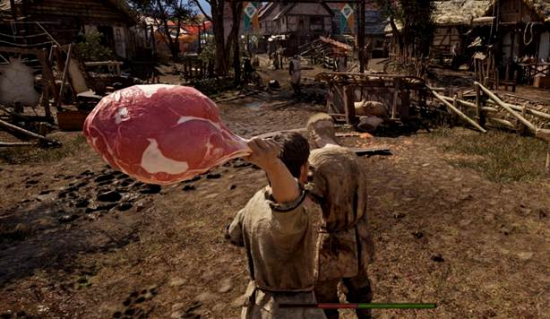 배경 장식이었던 사슴 다리 고기가 무기로 활용할 수 있도록 개선됐다.