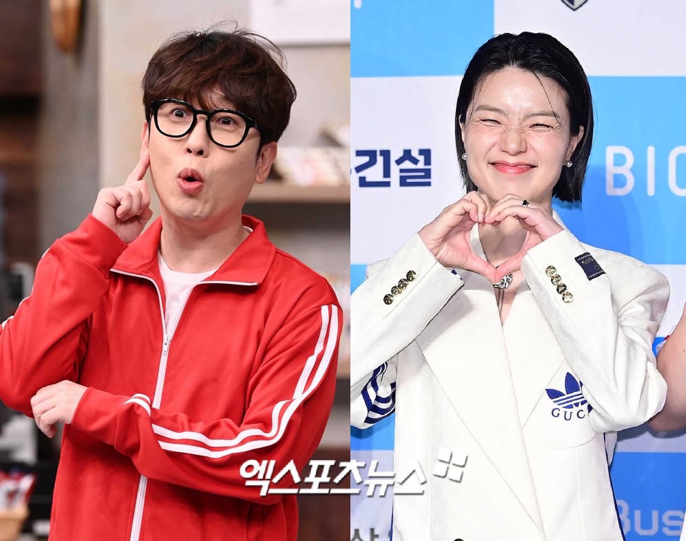 코미디언 남창희와 안영미. 엑스포츠뉴스 DB.