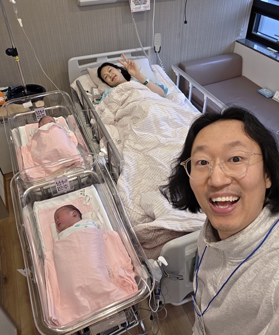 김경진 전수민 부부와 쌍둥이 남매