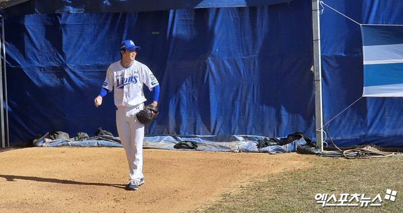 2026시즌부터 KBO리그에 시행되는 아시아 쿼터를 통해 삼성 라이온즈와 계약한 일본인 투수 미야지 유라. 사진 김지수 기자