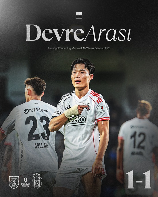 튀르키예 무대에 입성한 오현규(베식타스)가 이적 후 2경기 연속 득점포를 가동하며 팀의 새로운 해결사로 떠올랐다. 득점뿐만 아니라 감각적인 도움까지 기록하며 팀의 짜릿한 역전승을 이끌었다. 베식타스는 16일(한국시간) 튀르키예 이스탄불의 바샥셰히르 파티흐 테림 스타디움에서 열린 2025-2026시즌 튀르키예 쉬페르리그 22라운드 원정 경기에서 바샥셰히르를 3-2로 제압했다. 베식타스