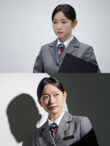 김슬기, 연극 '불란서 금고' 포스터 비하인드…은행원 완벽 변신 