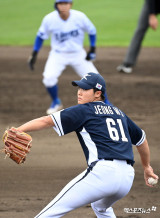 정우주 '주자 신경 안 써'[포토]