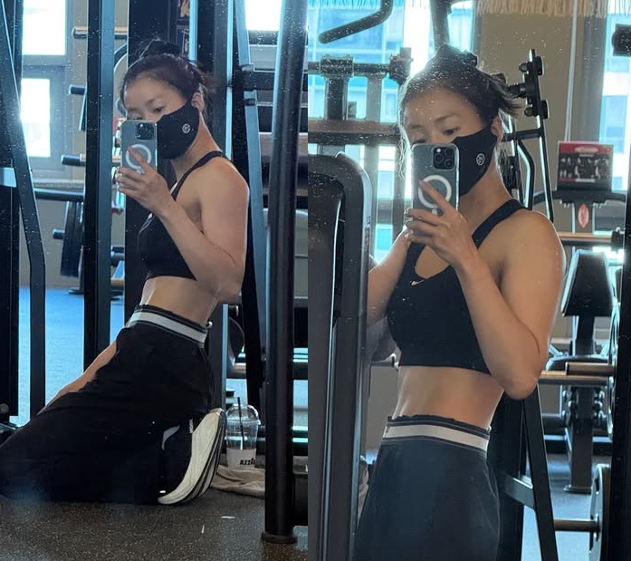 배우 이시영이 공개한 근황.