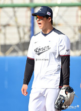 노시환 '우렁찬 기합'[포토]