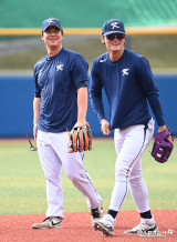 노시환-김도영 '화기애애'[포토]