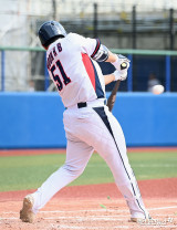 문현빈 '잘 맞았다'[포토]