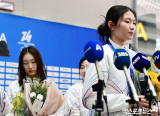 올림픽 마친 최민정-심석희[포토]
