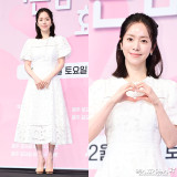 '최정훈♥' 한지민, 40대 맞아? 갈수록 어려지는 동안 미모