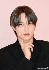 엑소 카이 '립스틱 모델 최적화 입술'[엑's HD포토]