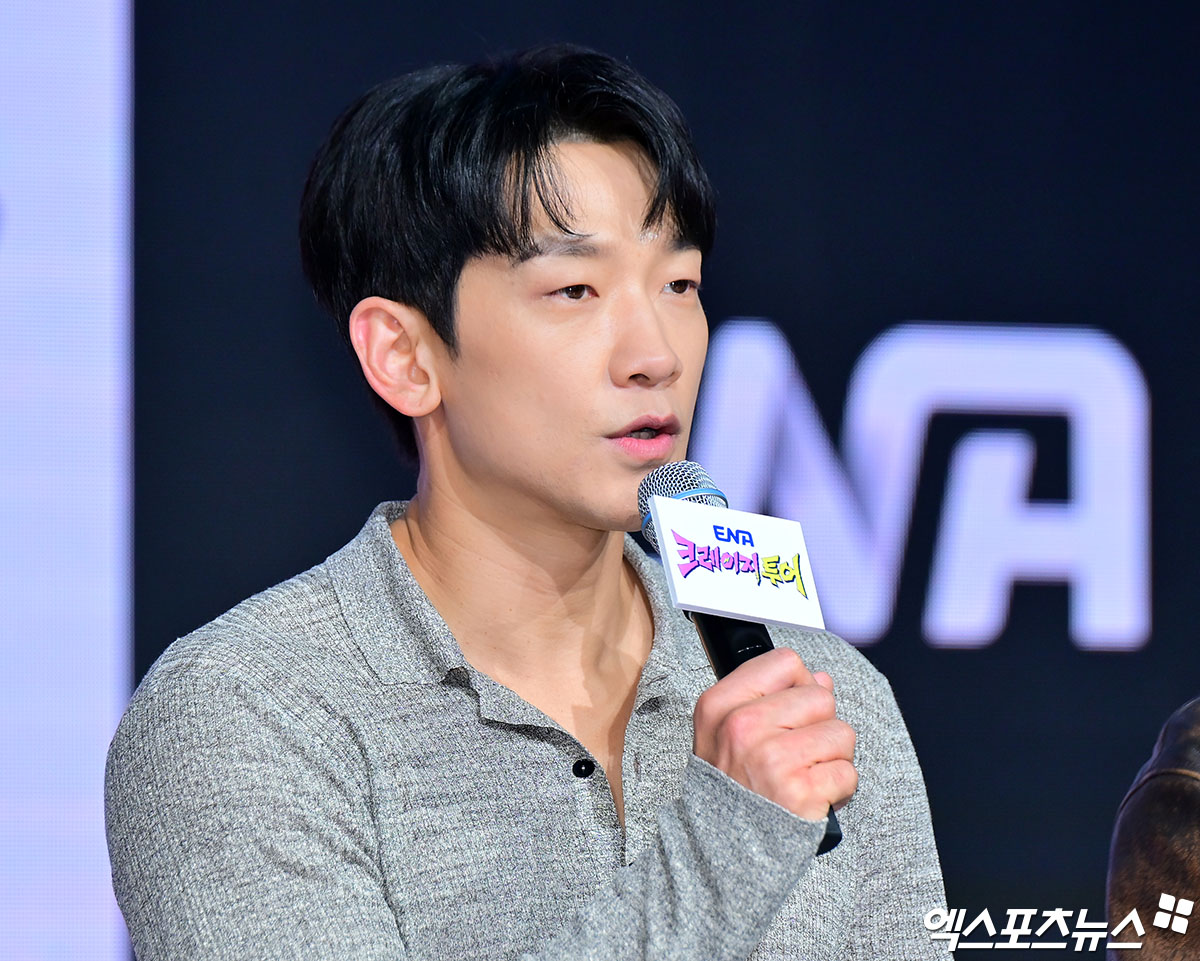 엑스포츠뉴스 김한준 기자, '크레이지 투어' 제작발표회 현장 