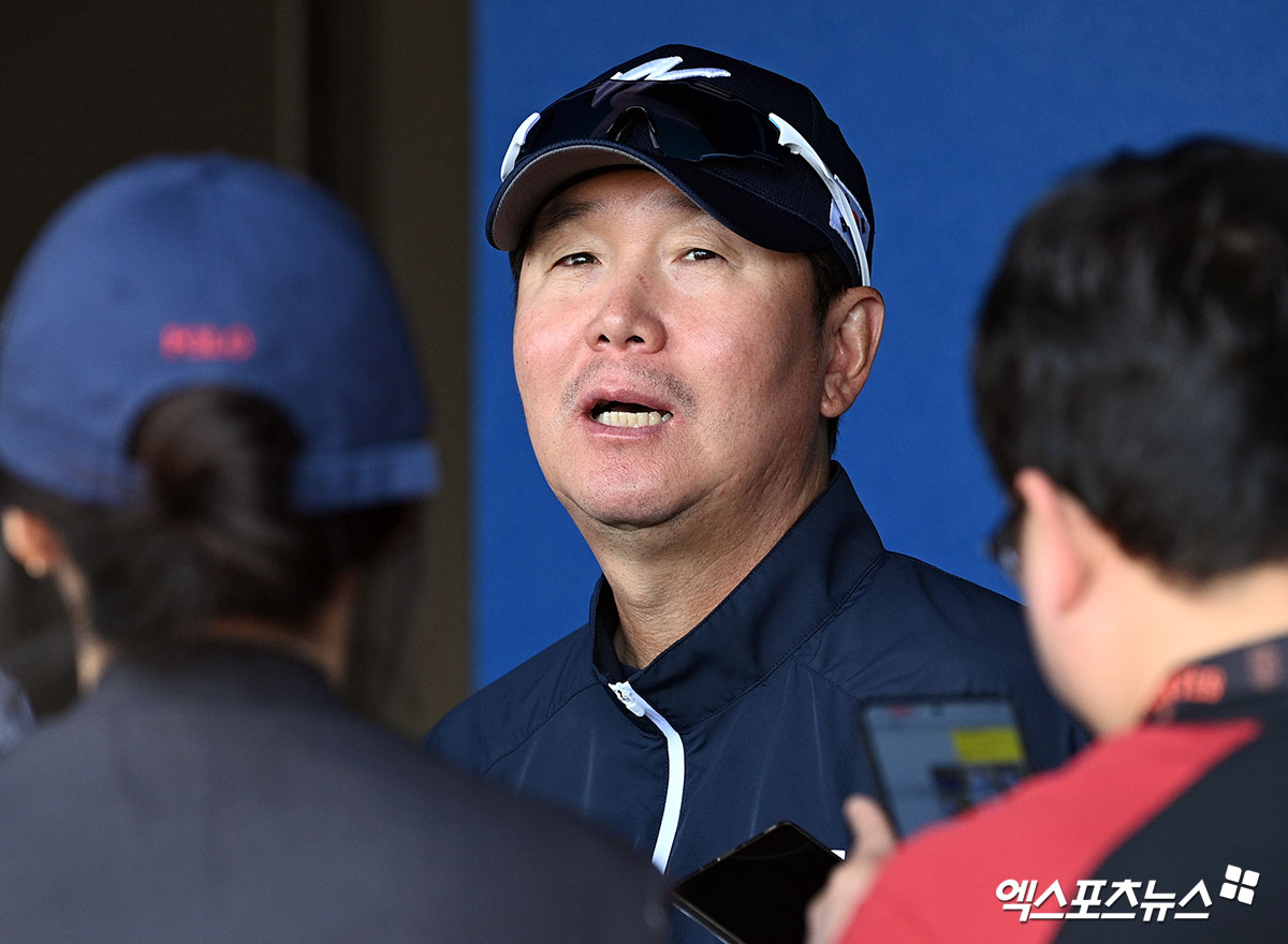 류지현 2026 월드베이스볼클래식(WBC) 대표팀 감독이 이번 대회에 출전하는 디트로이트 타이거스 소속 한국계 빅리거 자마이 존스를 외야수로 기용하겠다는 뜻을 밝혔다. 사진 연합뉴스